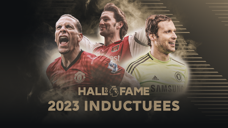Rio Ferdinand, Tony Adams and Petr Cech have been inducted into the Premier League Hall of Fame