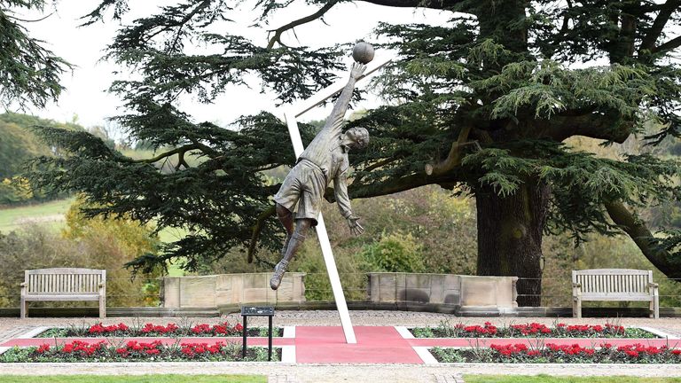 A statue of Arthur Wharton was unveiled at St George's Park in 2014