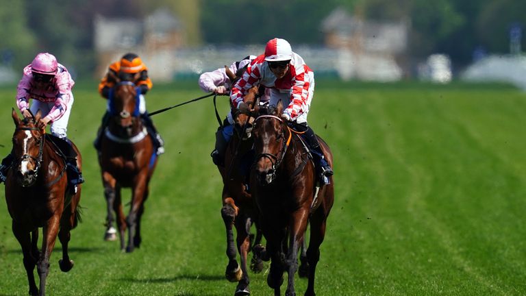 Pierre-Louis Jamin steers Chasing Aphrodite to victory at Ascot