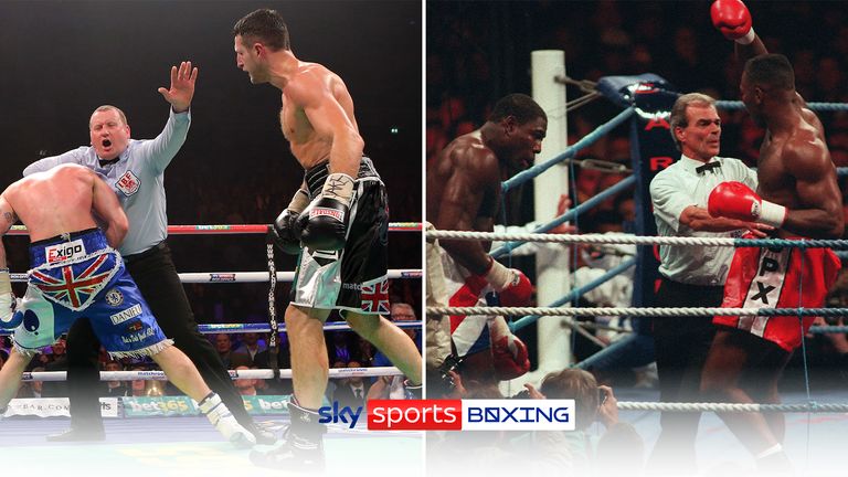 Ahead of this weekend&#39;s WBO cruiserweight clash between Lawrence Okolie and Chris Billam-Smith, check out some of the best British world title fights to have taken place on Sky Sports.