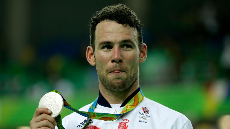 Mark Cavendish won silver at the Rio Olympics in 2016 in the men's omnium 