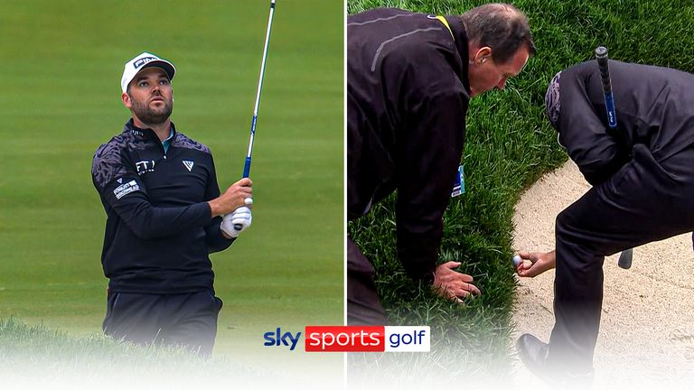 Cory Conners hit the ball from close range directly into the lip of the bunker, which forced him to lose two shots and the lead at the PGA Championship