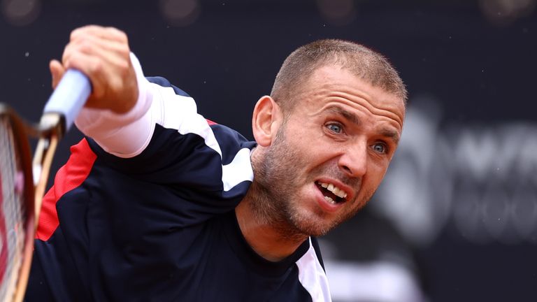 Italian Open: Dan Evans knocked out in Rome