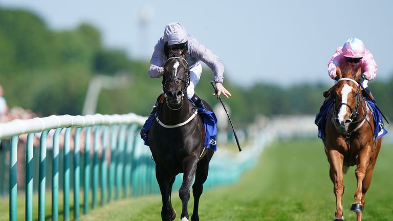 Dramatised sticks to the rail and wins the Temple Stakes