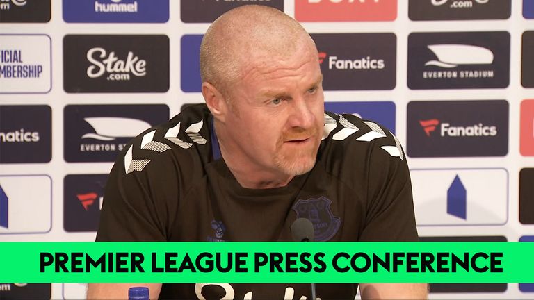 Everton's Sean Dyche speaks ahead of their final match of the Premier League season 