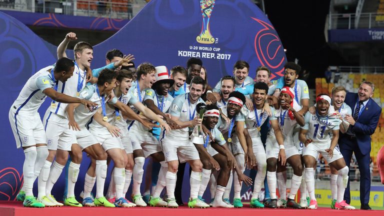 England won the FIFA U20 World Cup in 2017