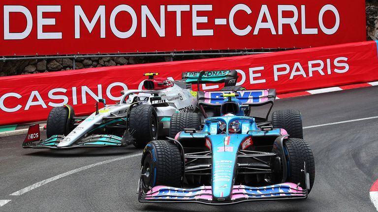 Louis with a fan at the Formula 1 Grand Prix in Monte Carlo