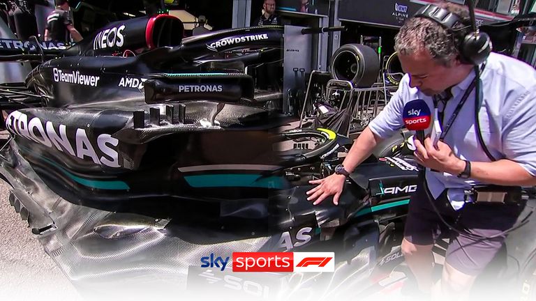 Ted Kravitz de Sky F1 explica cómo Mercedes ha adaptado su automóvil y el impacto potencial de sus actualizaciones en el Gran Premio de Mónaco de este fin de semana.