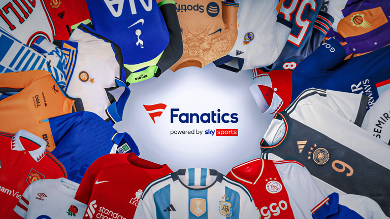 Sky Sports has partnered with Fanatics