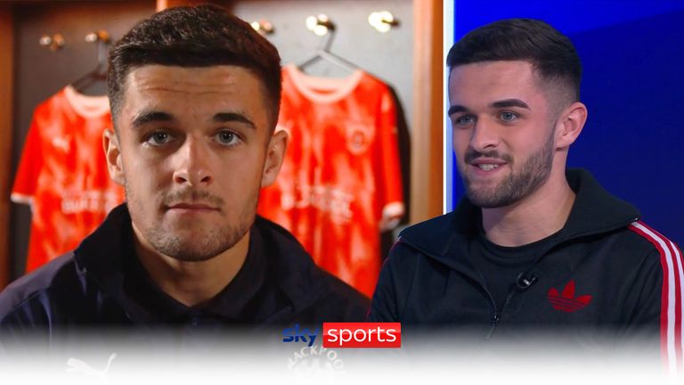 Jake Daniels says he&#39;s proud of how the stigma around football has changed a year on since the Blackpool forward became the UK&#39;s first active male professional footballer to come out publicly as gay.