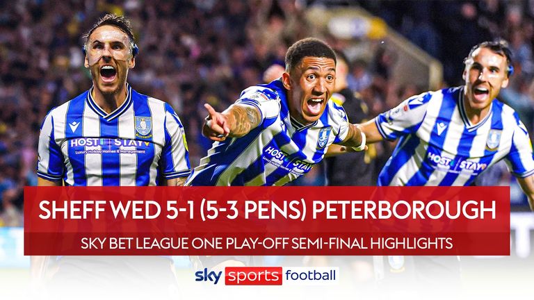 Highlights of the unbelievable Sky Bet League One playoff semi-final second leg between Sheffield Wednesday and Peterborough United.