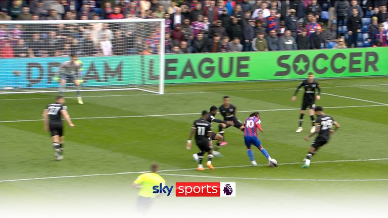 Eberechi Eze got his second goal of the game with a magnificent long-range effort as Crystal Palace eased to victory over Bournemouth.