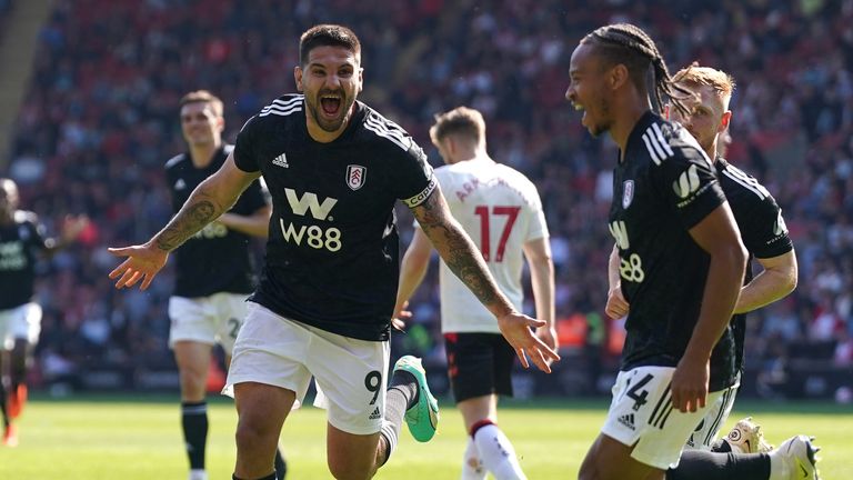 Aleksandar Mitrovic doubled Fulham's advantage