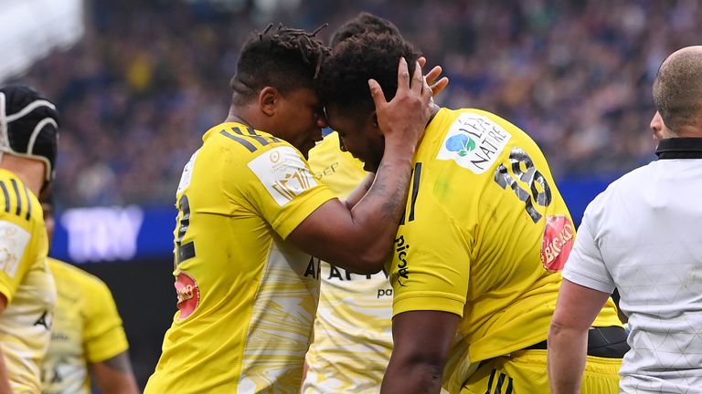 Colombe (No 18) scored La Rochelle's vital third try after a second half of dominance 