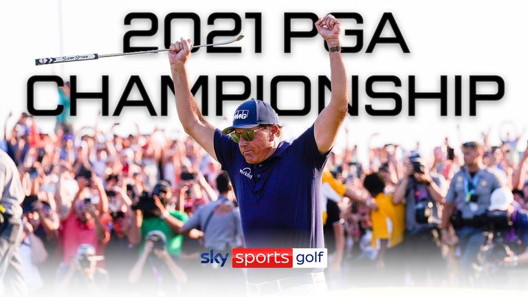 After not being at last year&#39;s tournament, relive Phil Mickelson&#39;s last appearance at the PGA Championship in 2021 when he became the oldest ever major winner at 50.