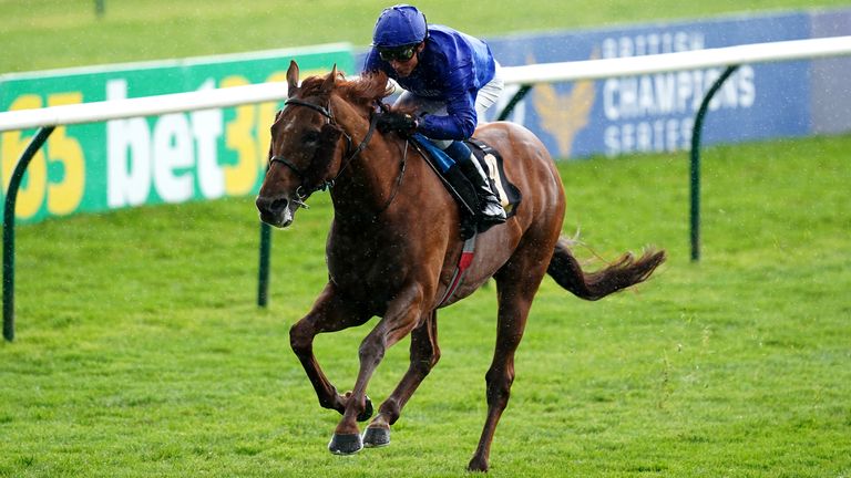 Hurricane Lane and William Buick land the Jockey Club Stakes