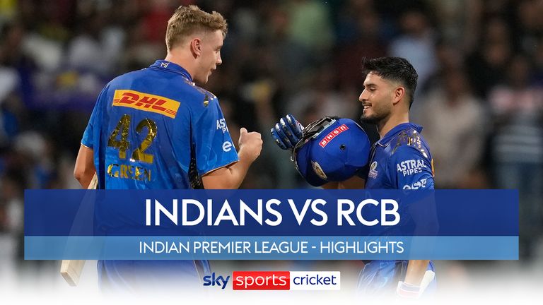 The best of the action from the Indian Premier League clash between Mumbai Indians and Royal Challengers Bangalore.