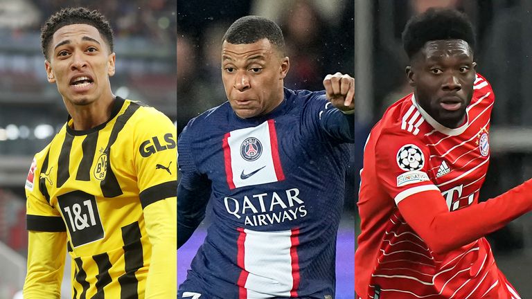 Real Madrid are reportedly interested in signing Borussia Dortmund midfielder Jude Bellingham, Paris Saint Germain forward Kylian Mbappe and Bayern Munich left-back Alphonso Davies this summer