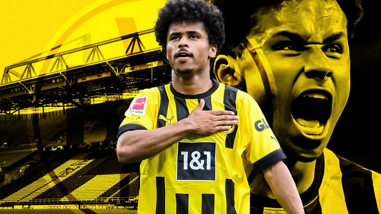 Borussia Dortmund's Karim Adeyemi