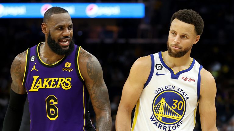 Curry ofusca LeBron e Warriors superam Lakers na abertura da temporada da  NBA