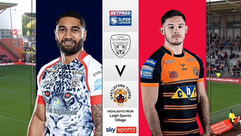 Highlights of the Betfred Super League clash between Leigh Leopards and Castleford Tigers. 