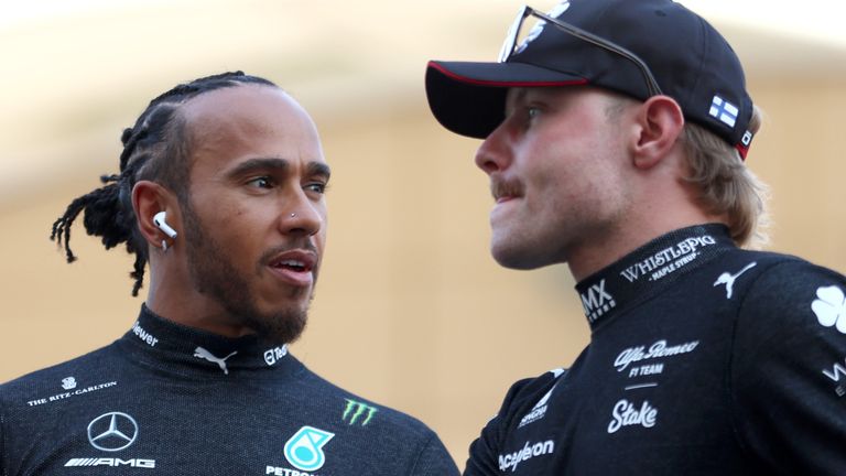 Lewis Hamilton and Valtteri Bottas