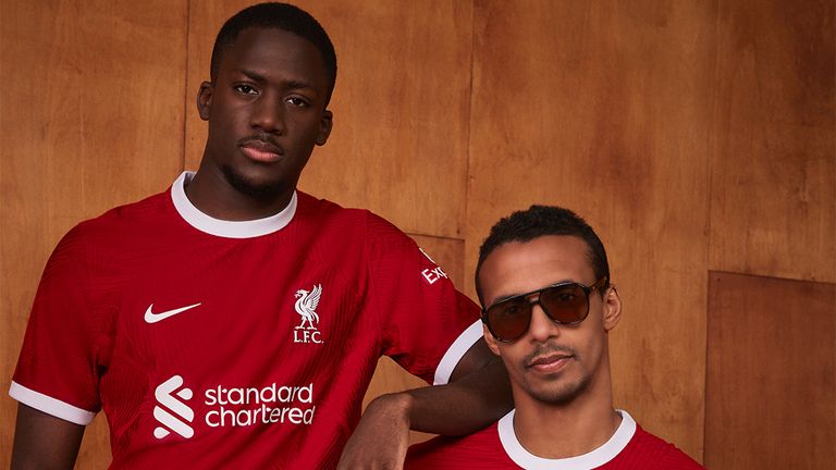 Liverpool&#39;s new kit