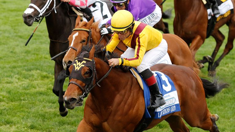 Love Reigns wins the Limestone Stakes at Keeneland in April this year