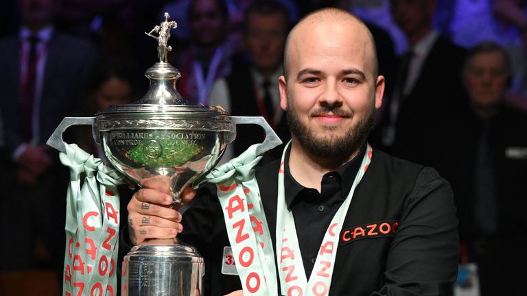 Luca Brecel beat Mark Selby 18-15 to win the World Snooker Championship final at the Crucible