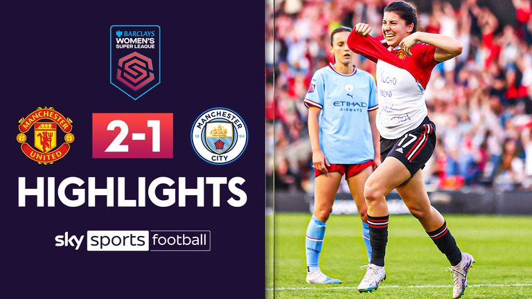 Manchester United 2-1 Manchester City: Lucia Garcia's dramatic late winner  takes WSL title race to final day, Football News