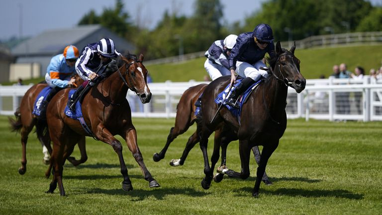 Matrika makes a smart winning debut at the Curragh under Ryan Moore