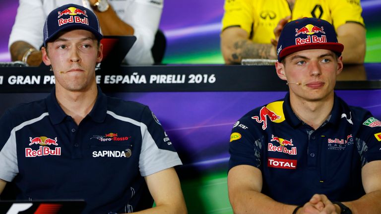 Max Verstappen replaced Daniil Kvyat during the 2016 season