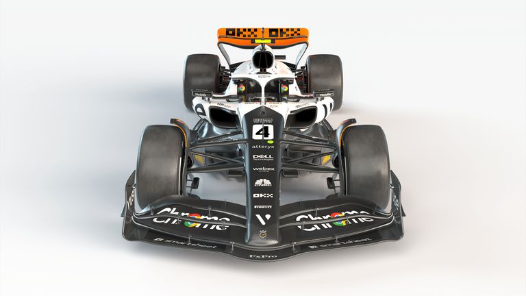 McLaren MCL60 special Triple Crown livery