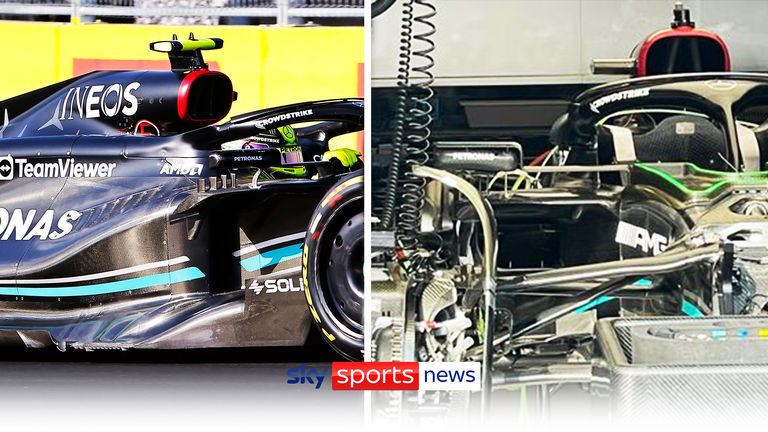 Sky Sports News' Craig Slater assesses the impact Mercedes' new upgrades could have as the first images of their facelifted car emerge