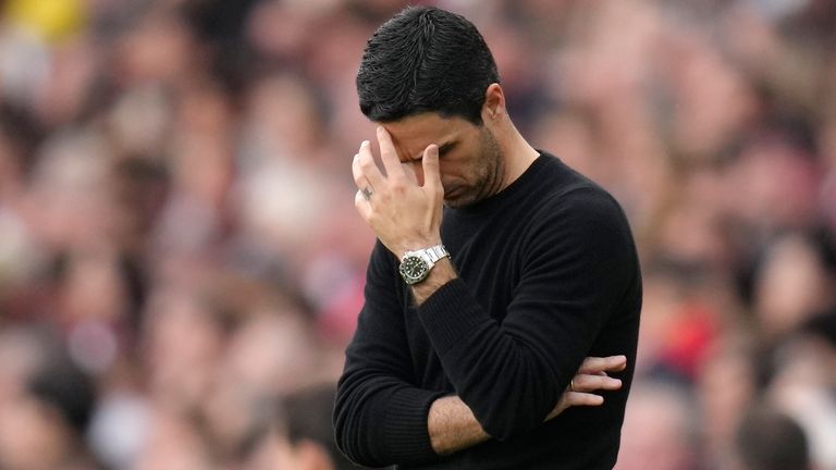 Mikel Arteta has seen his Arsenal side fall short in the Premier League title race to Manchester City.