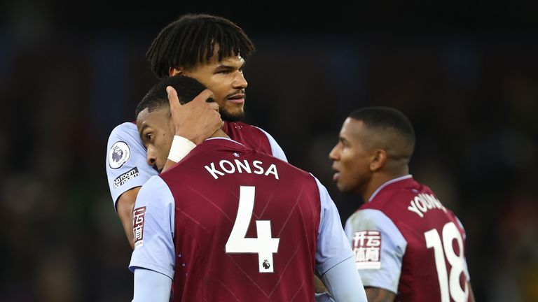 Tyrone Mings, Ezri Konsa and Ashley Young are key figures in the Aston Villa defence