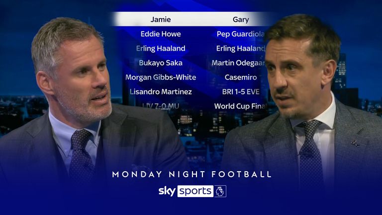 Jamie Carragher and Gary Neville's Monday Night Football awards: Player,  signing, team of the season and more, Football News