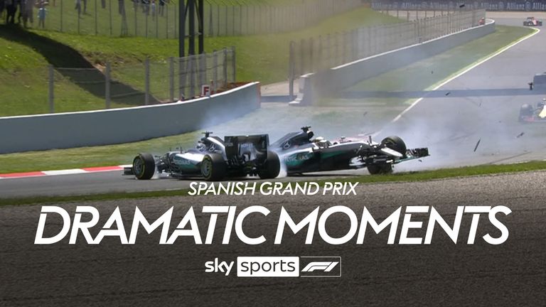 Look back at some of the most dramatic moments to have taken place at the Spanish Grand Prix.