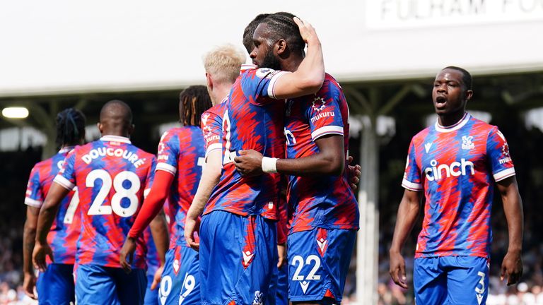 Odsonne Edouard is congratulated by his team-mates