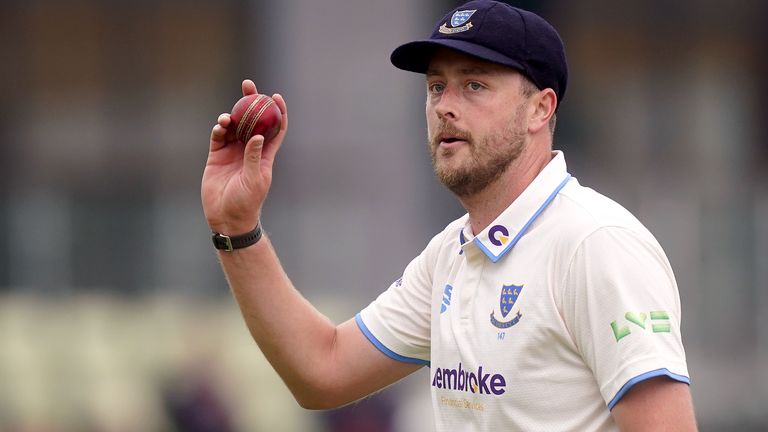 Ollie Robinson claimed figures of 7-59 for Sussex against Worcestershire in the County Championship