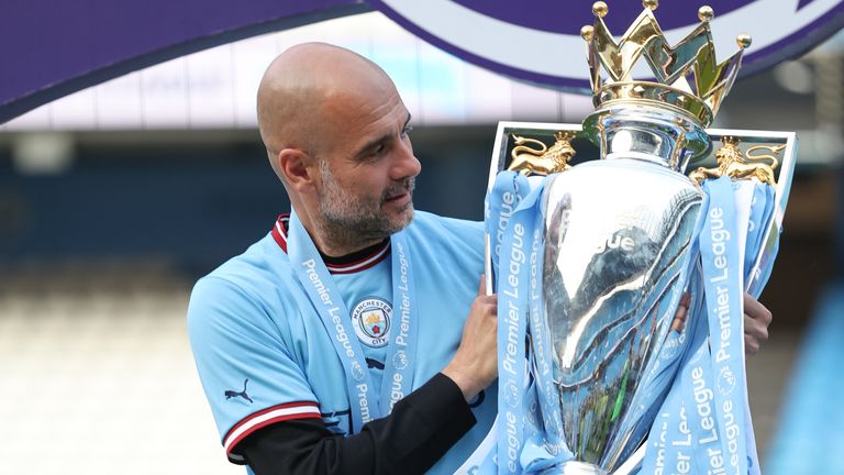 Pep Guardiola Praises Manchester City 'Legends' After Latest Premier League  Title Win