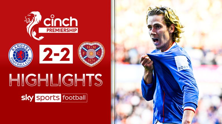 Rangers 2-2 Hearts | Scottish Premiership highlights