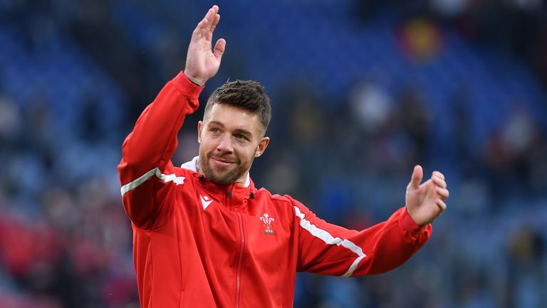 Wales player Rhys Webb during the six nations Italy-Wales rugby tournament match at the Stadio Olimpico. Rome (Italy), March 11st, 2023
