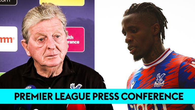 Roy Hodgson confirms Wilfried Zaha is unlikely to play again this season.