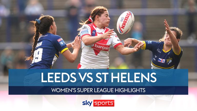 Highlights of the Super League clash between Leeds Rhinos Women and St Helens Women.