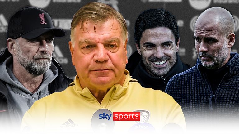 Sam Allardyce says he is up there with the likes of Klopp, Guardiola and Arteta