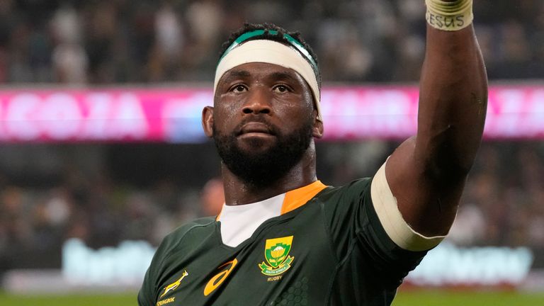 South Africa's captain Siya Kolisi