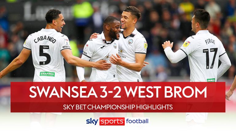 West Bromwich Albion 3-2 Swansea City: Baggies survive Swans