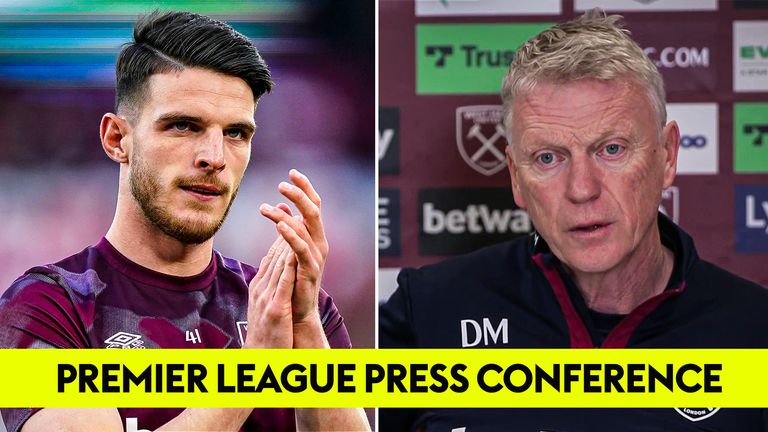 David Moyes is planning for life without Declan Rice
