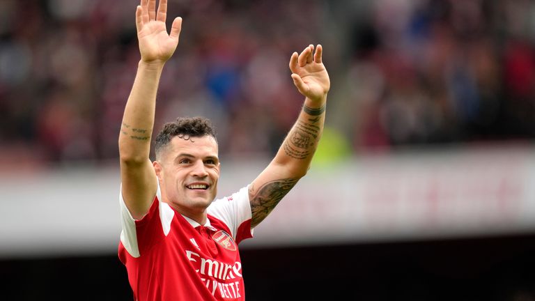 Arsenal's Granit Xhaka has announced he is leaving the club